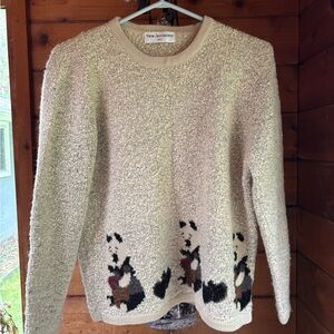 Cozy Sweater with Panda Design